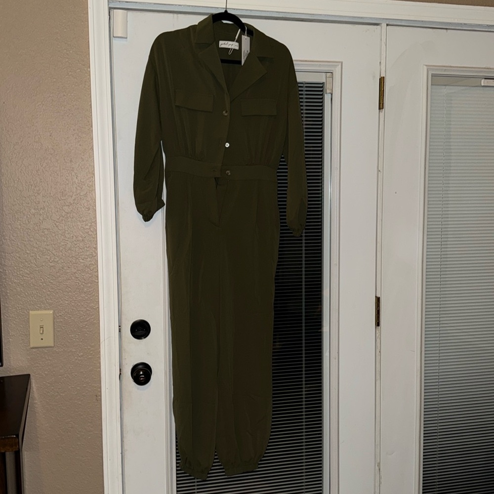 Green Jumpsuit 
Never worn